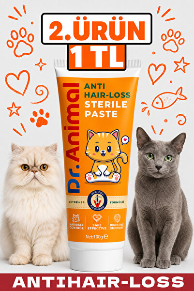 Dr. Animal Malt | Sterile paste| Kedi Malt Macunu | Anti Hairball Paste | Ked...