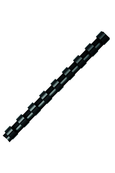 Fellowes Inel de legare din plastic, 45 mm, negru, pentru 341–410 coli, pache...