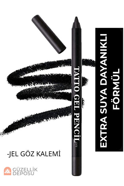 Güzellik Deposu Tattoo Gel Pencil Black - Yoğun Siyah Ekstra Suya Dayanıklı A...