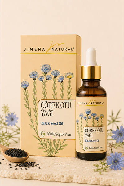 Jimena Natural Black Cumin Seed Oil 100% Natural Cold Pressed 30 ml