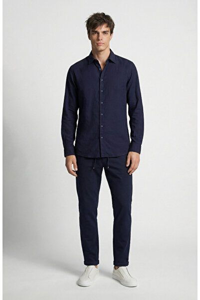 Network Lacivert Jogger Pantolon