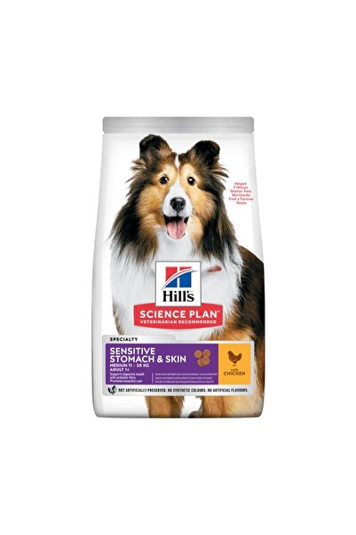 Hills Science Plan Hill’s SCIENCE PLAN Adult Medium Sensitive Stomach & Skin ...