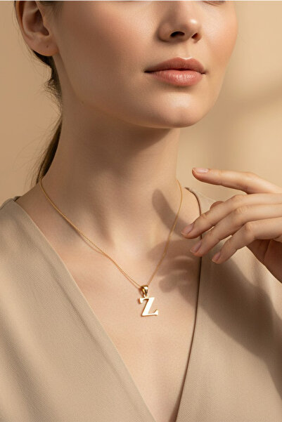 XUPING JEWELRY Style Pearl/Xuping Jewelry Z Flat Letter Necklace