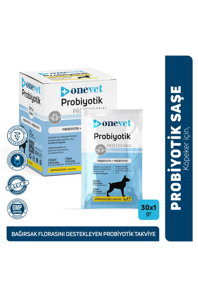 OneVet Probiyotik Şase Köpekler Için Sindirmeye Yardımcı Takviye Vitamini 30 ...