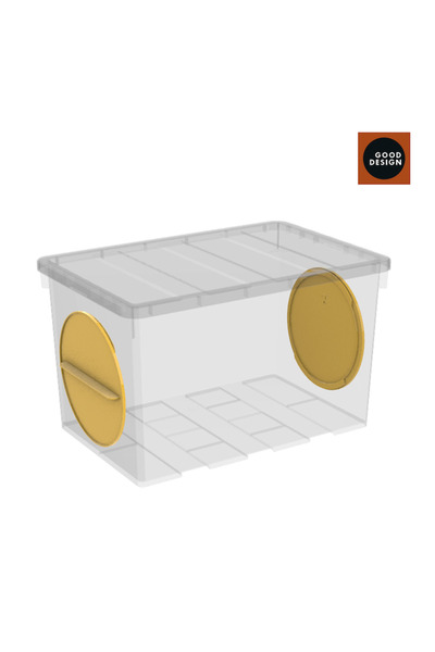 AETA P Box 10 x Cutie depozitare P Box 65 litri AETA cu capac si acces latera...