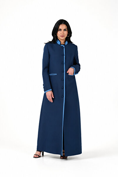 Dakakeen Concept Formal Abaya by Malmas Designer – Elegant Navy Women’s Abaya...