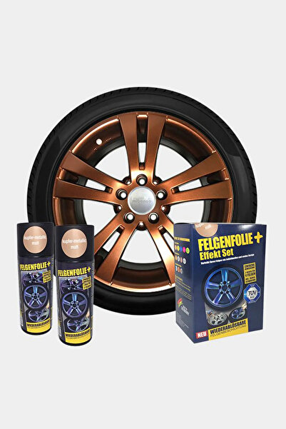 PLASTİDİP Plasti Dip Jant Folyo Efekt Seti Sökülebilir Jant Kaplama Spreyi Me...