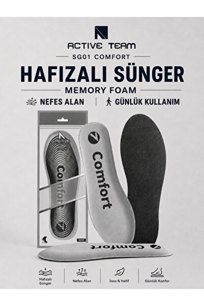 ACTIVE TEAM SG01 | Yumuşak Memory Foam Hafızalı, Günlük Ayakkabı Tabanı, Darb...
