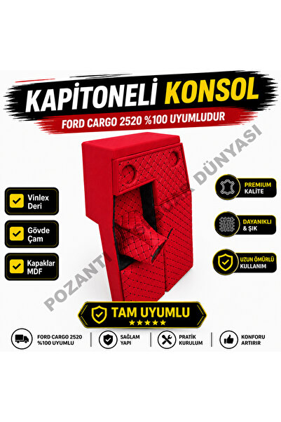 pozantiaksesuardunyasi Ford Cargo Upholstery Interior Center Console Bin Comp...