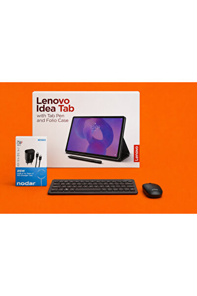 LENOVO Idea Tab 8GB 128GB 11" 2.5K 500nits 90Hz Tablet+Kalem+Kılıf +KLAVYE MA...