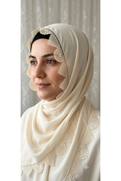 NUMİSTORE İğne oyası kırem renk namaz örtüsü