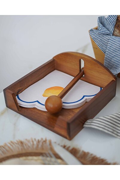 KaiHome Napkin Holder Acacia - Storage Box