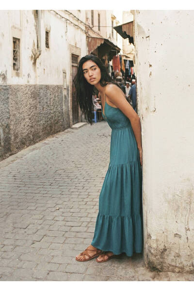 Mango Teen Flowy panel dress