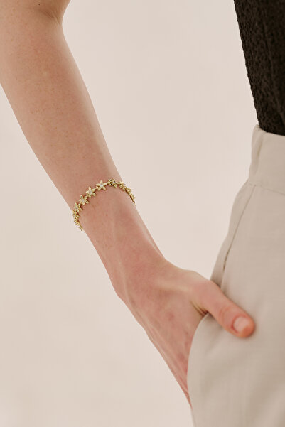 Manuka Star Flower Bracelet Gold
