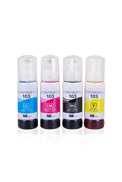 Plusprint Epson 103/ Epson Eco Tank  L3210 Muadil Mürekkep Seti