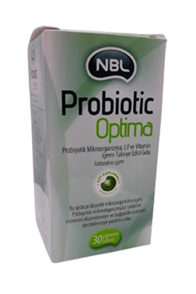 Nobel NBL Probiotic Optima 30 Çiğneme Tableti