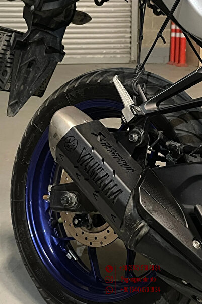 Asil Yamaha Mt-25 R-25 2016-2024 Uyumlu Egzoz Koruma Kapak