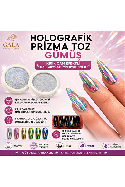 Prizma Krom Toz Nail Art