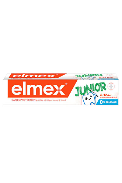 Elmex Pastă de dinți pentru copii Junior, 6-12 ani, 75 ml