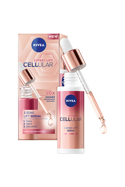 NIVEA Serum Celullar Expert Lift cu efect pe 3 zone, 30 ml