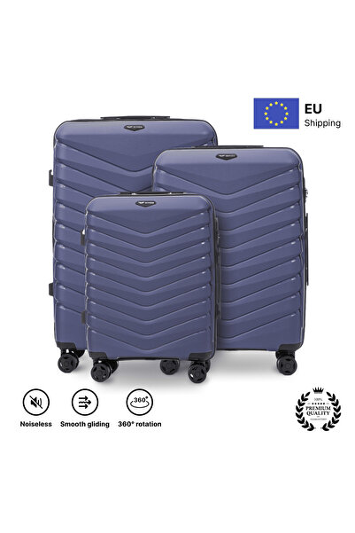 WINGS BRAND WINGS PHOENIX 2.0 Set de 3 trolere rigide - Albastru S/M/L 20" 24...