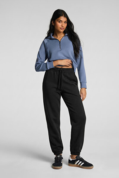 MARKAPIA WOMAN Pantaloni de sport pentru femei cu elastic la glezne și fleece...