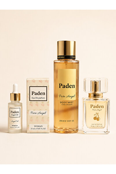 Paden Pure Angel Vanilyalı Parfüm Seti | 4 Tam Boy Ürün