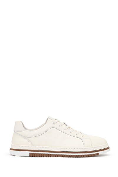 Derimod Erkek Beyaz Bağcıklı Deri Sneaker 26SFD698418