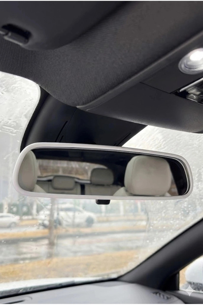 TKY Tasarımı Kendin Yap Tky White Rearview Mirror Protective Frame - Decorati...