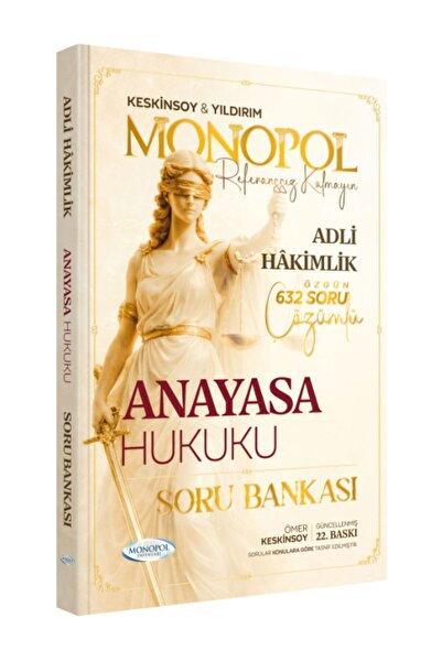 Monopol Yayınları Hakimlik Anayasa Hukuku Soru Bankası 22. Baskı