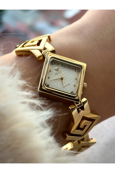 Fiesta Clamp Steel Strap Bridal Engagement Wedding Small Case Ladies Wristwatch