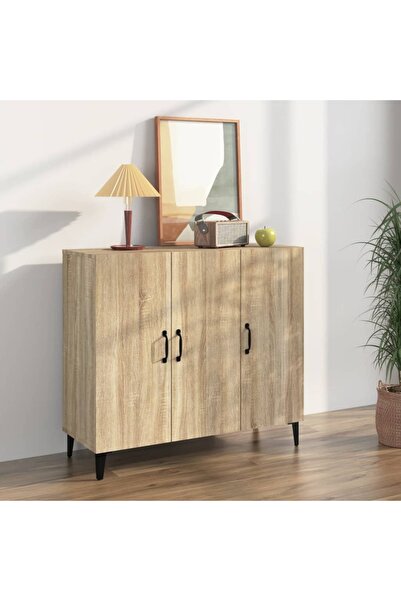 Concept Servantă, stejar sonoma, 90x34x80 cm, lemn prelucrat