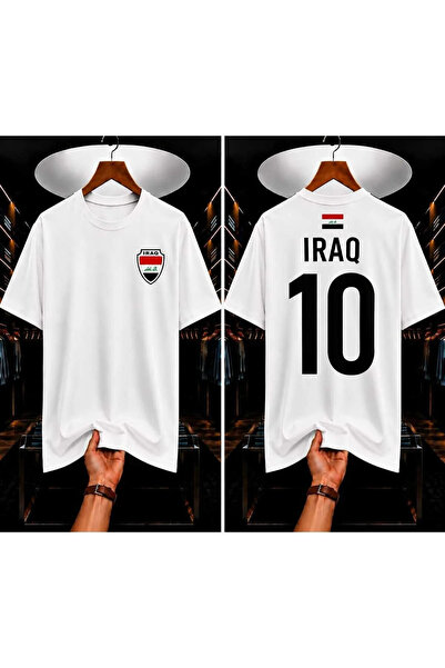 Wish BF Irak Iraq Baskılı Oversize Pamuklu Unisex Tişört