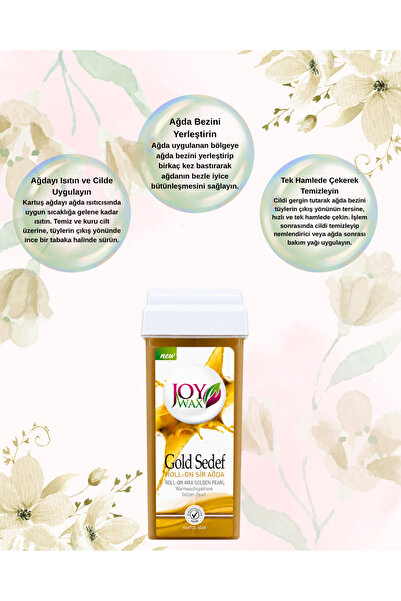 JOYWAX Joy Wax Kartuş Agda Gold 100 ml+ 2 mt Bez