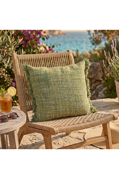 sevaradekor Cotton Throw Pillow Cover Knitted Throw Pillow Cover Woven Throw ...