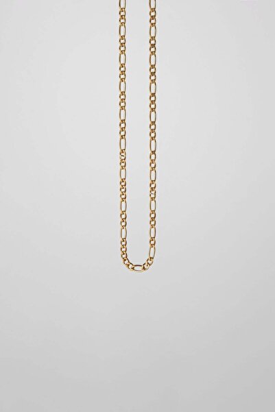 ablukaonline Men's Figaro Steel Necklace Gold