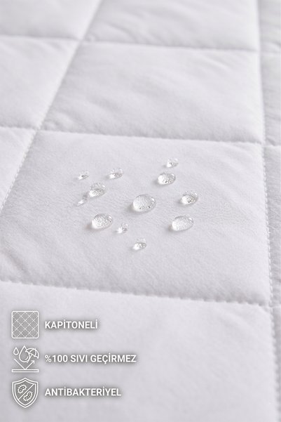 aytunç Fitted 100% Liquid-Proof Quilted Mattress Cover - Mattress Protector