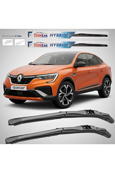 TEAMCAR Renault Arkana (2021–2024) Lame ștergătoare TeamCar ®   Hibrid |   Se...