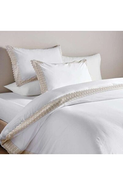 PAN HOME Victoria 3-piece Embroidered King Comforter Set 240x260cm - Beige