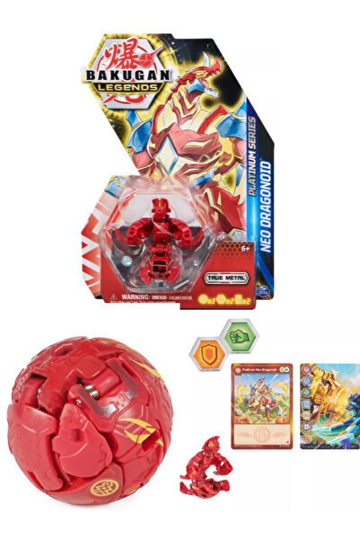 TOYFEST Bakugan Evolutions Platinum Series Red Neo Dragonoid Figür - 1 Adet
