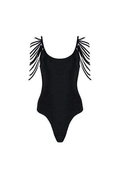 NO BRAND Costum de baie bandage - Negru, M
