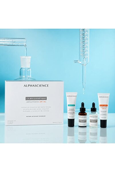 Alphascience LA BOX ESTHÉTIQUE [INTENSE BRIGHTENING] SPF 50 Yoğun PigmentKont...