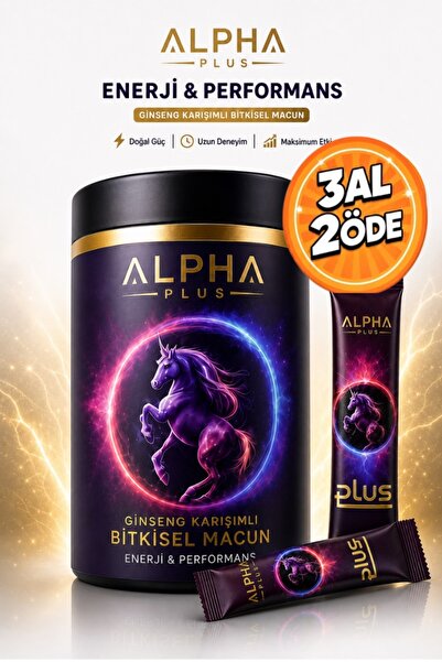 ALPHA EVERSTRONG Alpha Ginseng Atom Güç Kuvvet Macunu Bitkisel Macun Sachet (...
