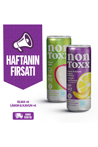 NON TOXX Nontoxx Fırsat 2'lisi (6 Adet Elma, 6 Adet Limon)