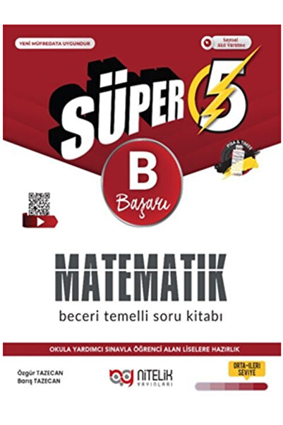 Nitelik Yayınları 5. Sınıf matematik (B) Beceri Temelli Soru Kitabı / Nitelik...