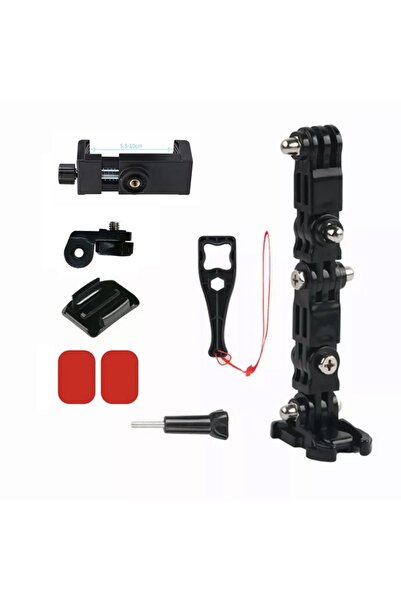 ebakbak Motosiklet Kaskı Kamera ve Telefon Tutucu Motor Kask Standı Tutacağı
