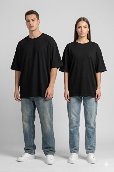 Ars Magic Box Unisex Oversize kroj T-shirt crna