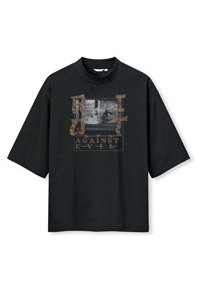 buzagi tasarım ürünleri Urban Streetwear Digital Print Oversize Black Unisex ...