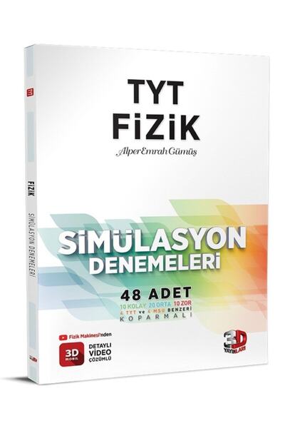 3D Yayınları 3D TYT Fizik Simülasyon Denemeleri