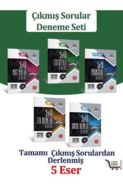 HizliKitapAl. AYT Çıkmış Sorular Deneme Seti